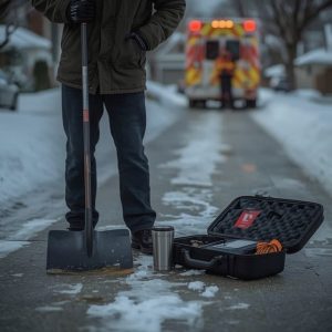 Ucisk w mostku podczas odśnieżania – jak reagować